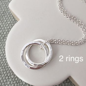 Interlinked Rings Necklace, 7 of 11