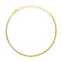 Gold Plated Thin Miami Cuban Bracelet Chain For Men, thumbnail 10 of 11