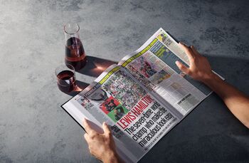 Lewis Hamilton Personalised Formula One Sports Gift Newspaper Book, 4 of 9