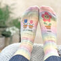 Mummy Rainbow Flowerpot Snug Socks, thumbnail 1 of 4