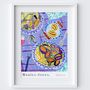 'Moules Frites' French Mussels And Chips Art Print, thumbnail 5 of 6