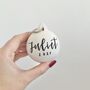 Personalised Calligraphy Christmas Bauble, thumbnail 6 of 9