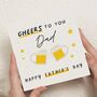 Cheers To You Dad Father's Day Card, thumbnail 1 of 7