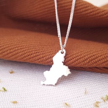 Sterling Silver Derbyshire Necklace, 6 of 8