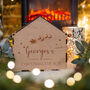 Personalised Christmas Eve Box Wooden House, thumbnail 8 of 12
