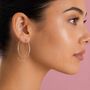 Silver Overlapping Two Way Ear Jacket Earrings, thumbnail 1 of 6