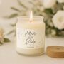 Personalised 'Mother Of The Bride' Scented White Glass Jar Candle • Gift Box, thumbnail 1 of 2
