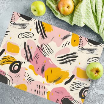 Floral Dance Textured Glass Chopping Boards, 5 of 8