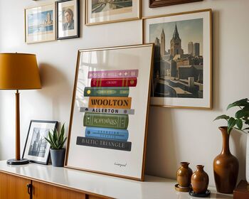 Liverpool Book Stack Art Print, 2 of 6