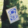 Scenes Of Istanbul, Turkey Blue Tile Inspired Travel Print, thumbnail 5 of 12