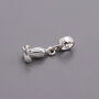 Bluebell Solid Silver Charm, thumbnail 4 of 9