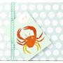 Mini Crab Greetings Card, thumbnail 3 of 4