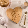 Personalised Handwriting Recipe Chopping Board For Her, thumbnail 7 of 9