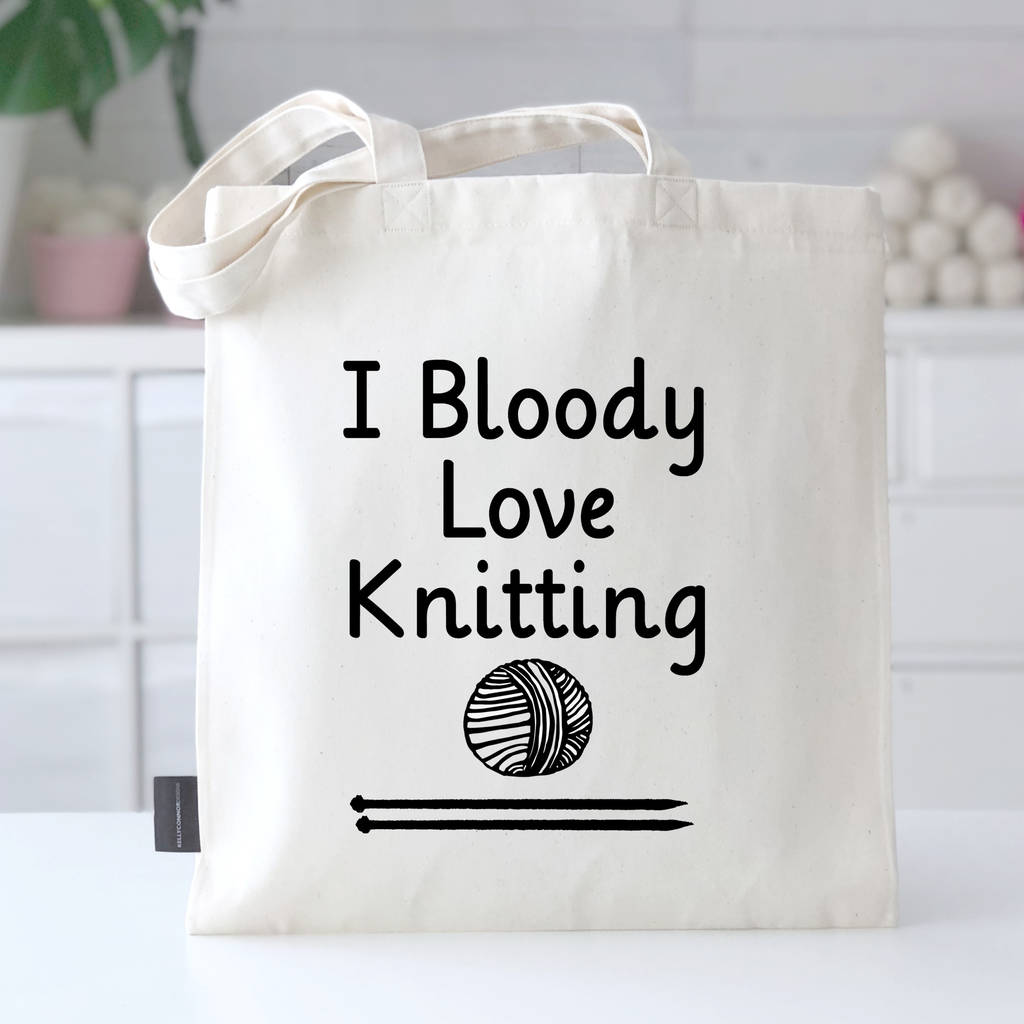 knitting bags and totes