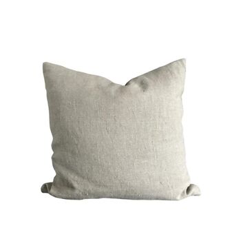 100% Natural Linen Cushion Cover, 50 X 50, 4 of 5