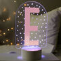 Personalised Initial LED Colour Changing Night Light, thumbnail 6 of 6