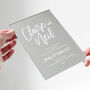 Classic Acrylic Wedding Invitations, thumbnail 2 of 6