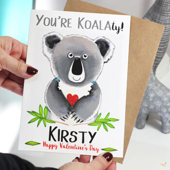 Personalised 'You're Koalaty' Koala Card, 2 of 11