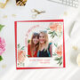 Personalised Peach Floral Birthday Card, thumbnail 2 of 3