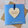 Personalised Christening Foiled Decoration Card, thumbnail 4 of 4