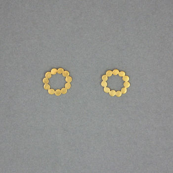 Mini Dotty Circle Earrings, 3 of 6