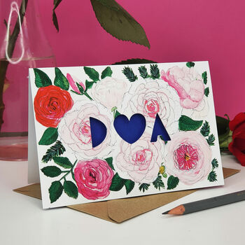 Personalised Papercut Valentine's Card, 2 of 6