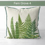 Fern Grove Green Botanical Cushion Collection, thumbnail 7 of 7