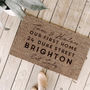 Personalised First Home Door Mat, thumbnail 1 of 1