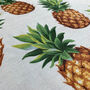 Pineapple Patterned Cushion Cover With Orange And Green, thumbnail 2 of 7