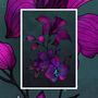 Purple Orchids Giclée Art Print, thumbnail 5 of 6