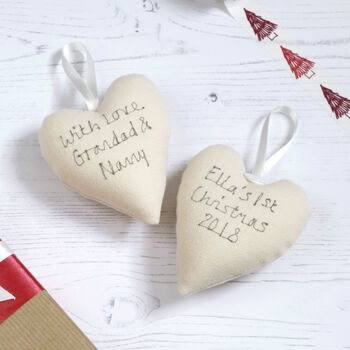 Personalised Heart Christmas Tree Decoration Gift, 4 of 12
