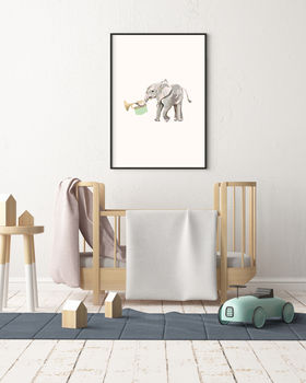 Elephant Print By Sirocco Design | notonthehighstreet.com