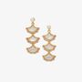 Gingko 18 K Gold Plated Shell Earrings, thumbnail 1 of 5