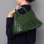 Hand Woven Top Handle Tote, thumbnail 4 of 12