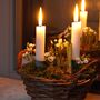 Spring Flower Basket With Or W/Out Candles Gift Basket, thumbnail 3 of 11