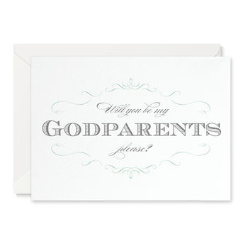 Olivia 'Will You Be My Godparents?' Card, 2 of 4