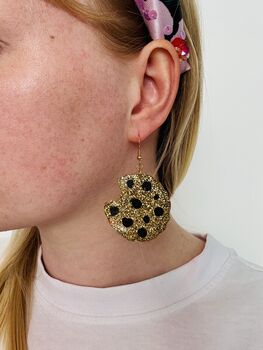 Cookie Glitter Earrings / 'One Tough Cookie' / Strength And Encouragement Gift / Gift For Bakers, 7 of 7