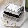 Personalised Silver Plated Mosaic Trinket Box, thumbnail 1 of 5