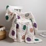 Jumbo Granny Square Blanket Easy Crochet Kit, thumbnail 1 of 9