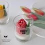 Personalised Gift Box Of Three Tulip Soy Candles With Greeting Free Card, thumbnail 2 of 7