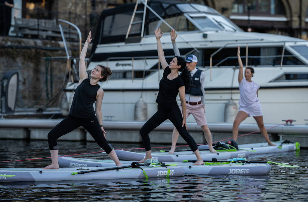 Paddle Boarding Yoga For Two, 1 of 11