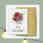 Poinsettia May Your Christmas Be Merry And Bright Seed Card, thumbnail 1 of 2