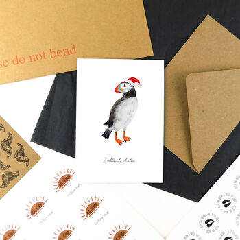 Atlantic Puffin Christmas Cards, 5 of 8
