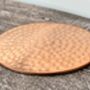 Set Of Four Copper Tone Hammered Coasters, thumbnail 2 of 2