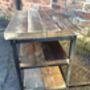 Industrial Reclaimed Tv Stand Media Coffee Table 099, thumbnail 5 of 6