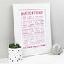 Personalised Friend Print With Friend Poem, thumbnail 1 of 9