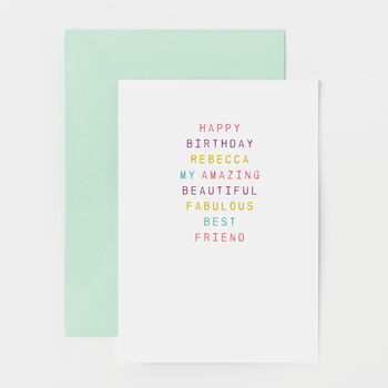 Amazing Best Friend Birthday Card, 2 of 2