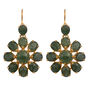 Green Onxy Dangle Earrings, thumbnail 2 of 4