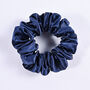 Large Mulberry Silk Hair Scrunchie, thumbnail 3 of 7