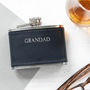 Personalised 4oz Leather Hip Flask, thumbnail 4 of 10
